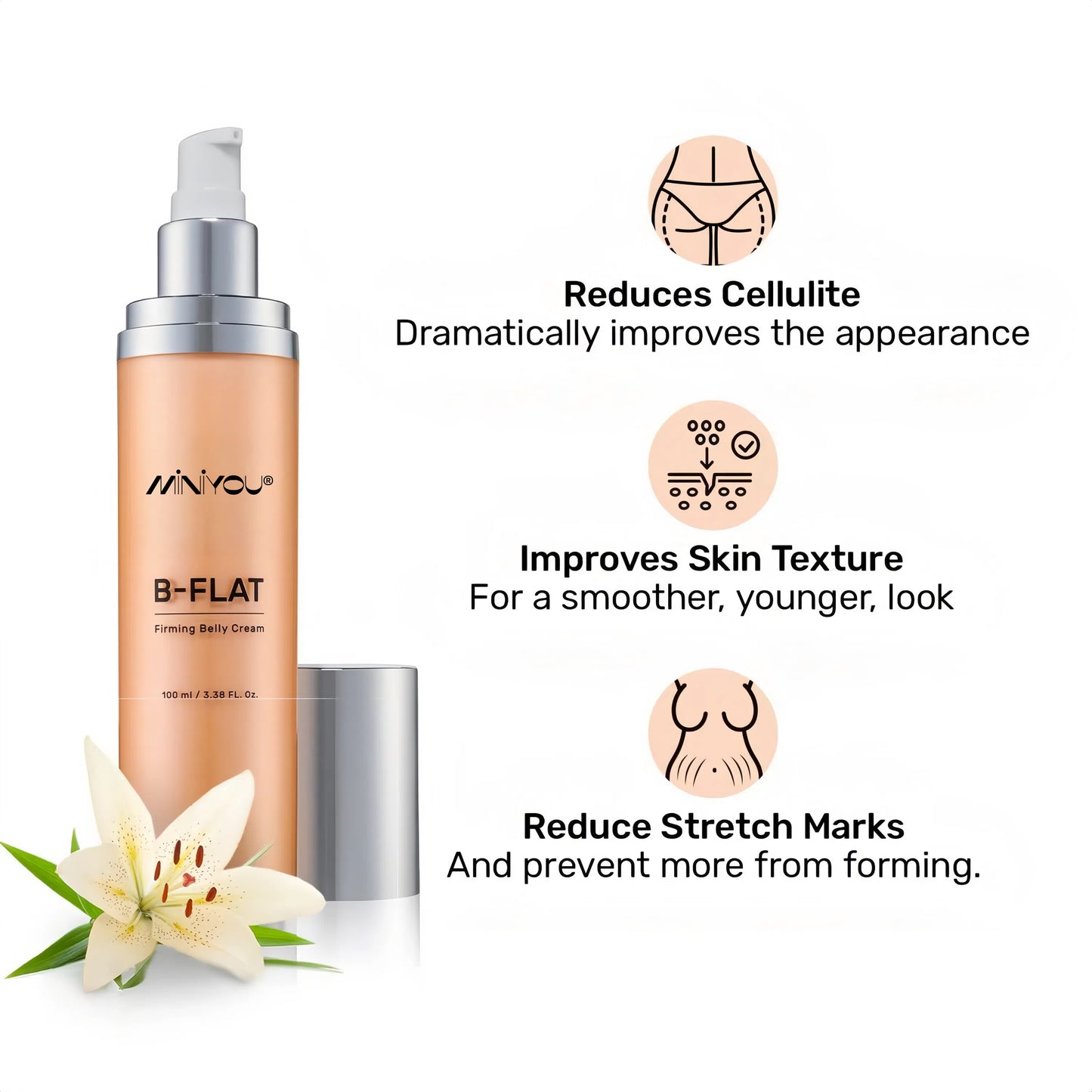 MINIYOU® B-FLAT Advanced Belly Firming Cream